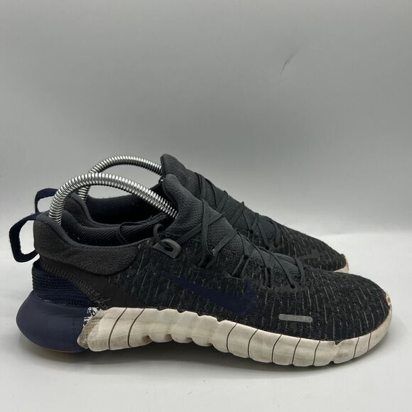 Nike Mens Free Run RN 5.0 Next Nature Anthracite / Dark Blue Size 7 Womens 8.5 - Picture 1 of 10